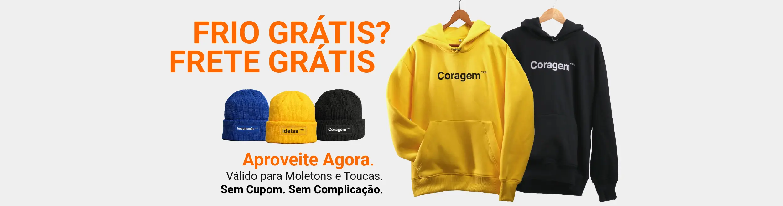 Loja 1000 Palavras - Moletons e Toucas Frete Grátis