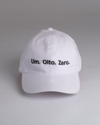 Boné Branco Um. Oito. Zero.